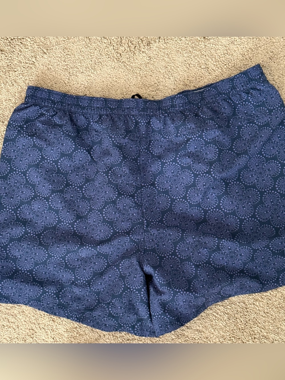 Patagonia Women's L XL Baggies Shorts Floral Geometric Pattern Pockets 57056 - Picture 5 of 8